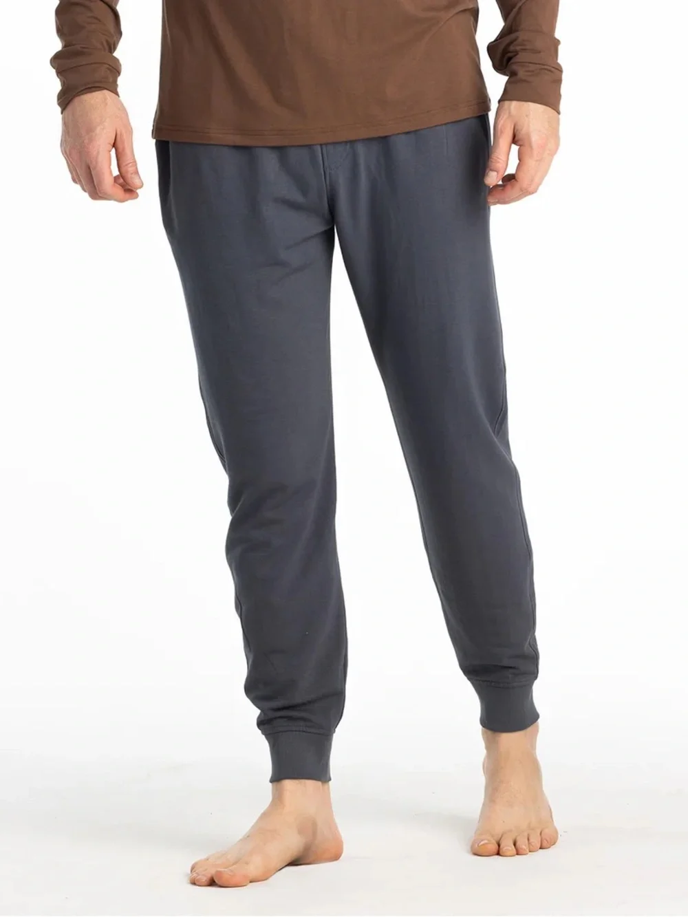 NWT Free Fly Storm Cloud Bamboo Lightweight Fleece Jogger Men's Size Large